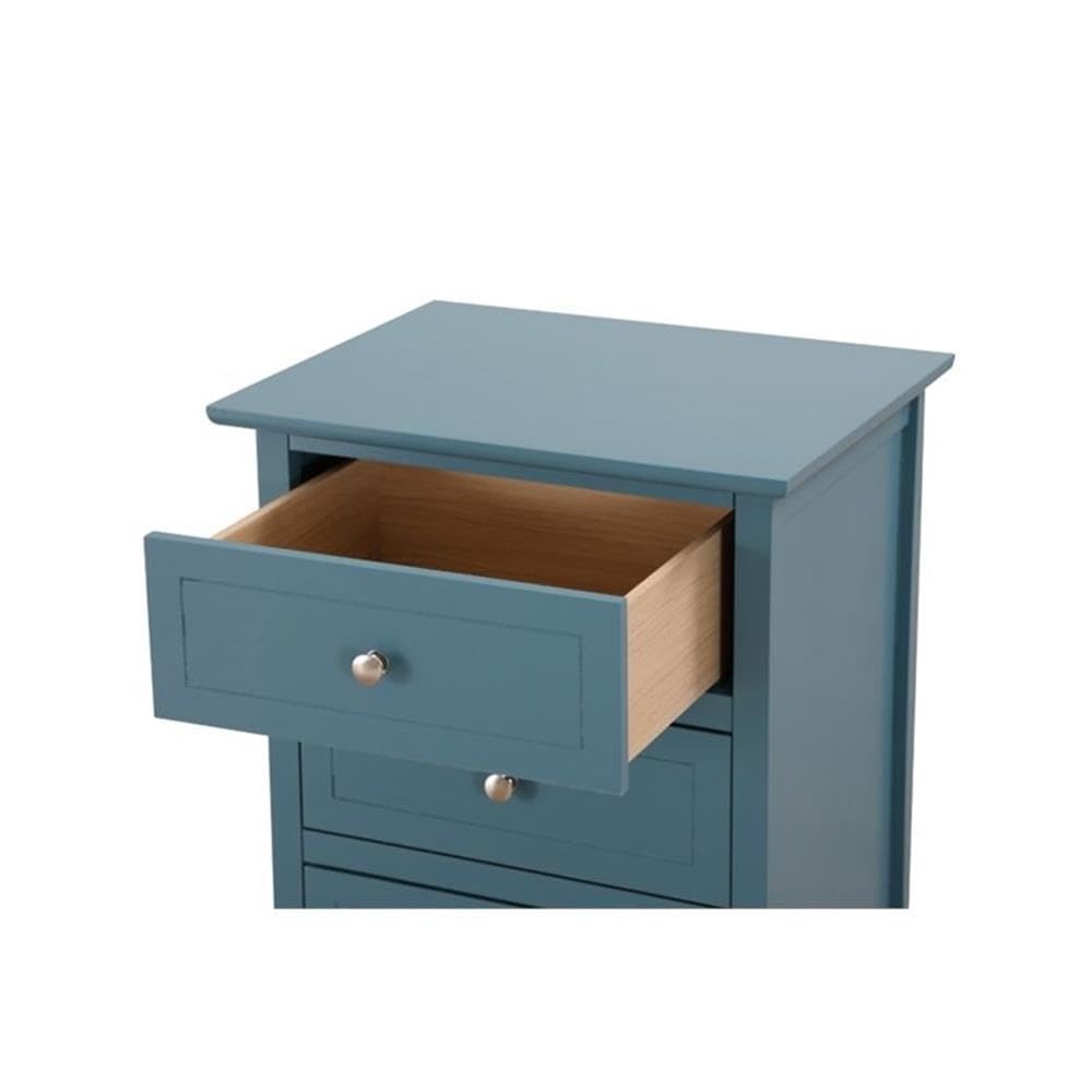 Set of 2 Engineered Wood 3-Drawer Nightstands M7262
