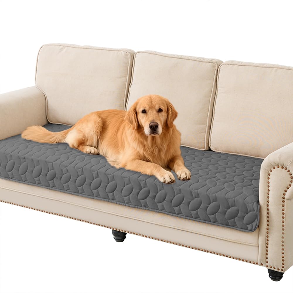 Waterproof Pet Bed Cover 30x70 Inch Dark Grey G944