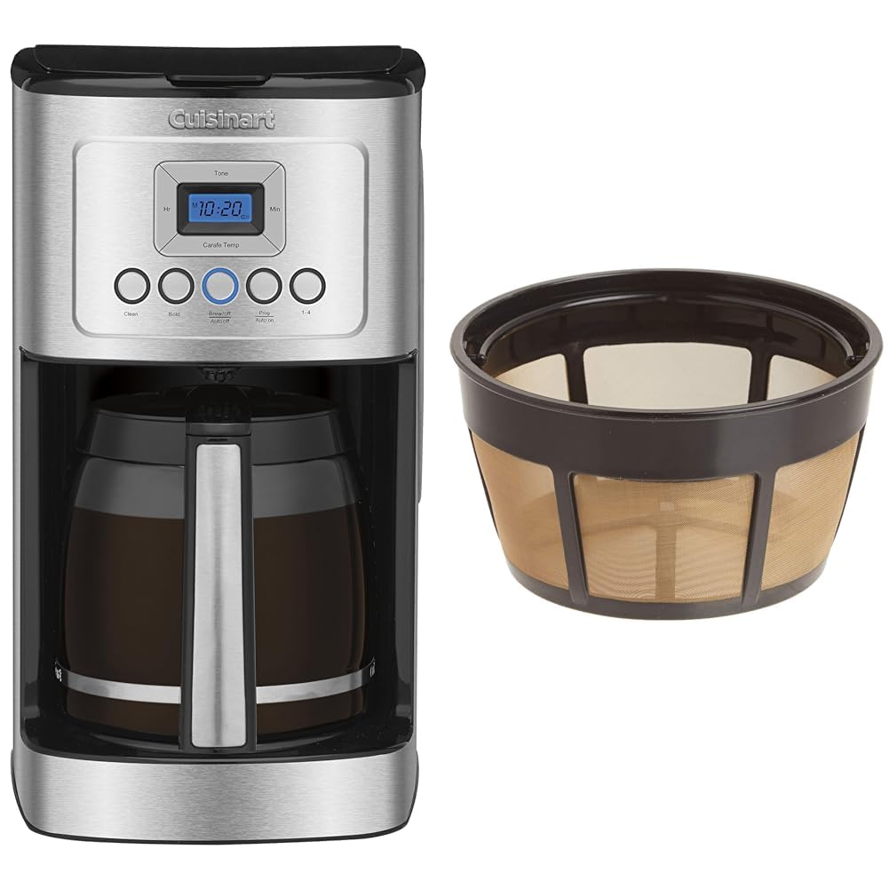 14-Cup Glass Carafe Stainless Steel Coffee Maker H97353