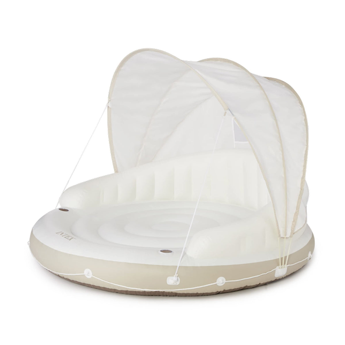 Inflatable Pool Float Lounge with Sunshade M921