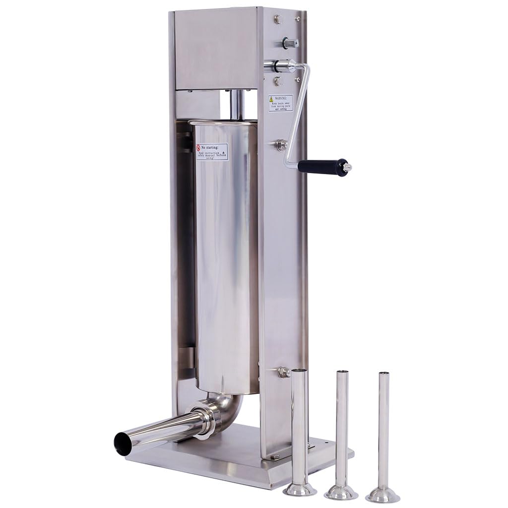 7L Stainless Steel Vertical Sausage Stuffer J546075
