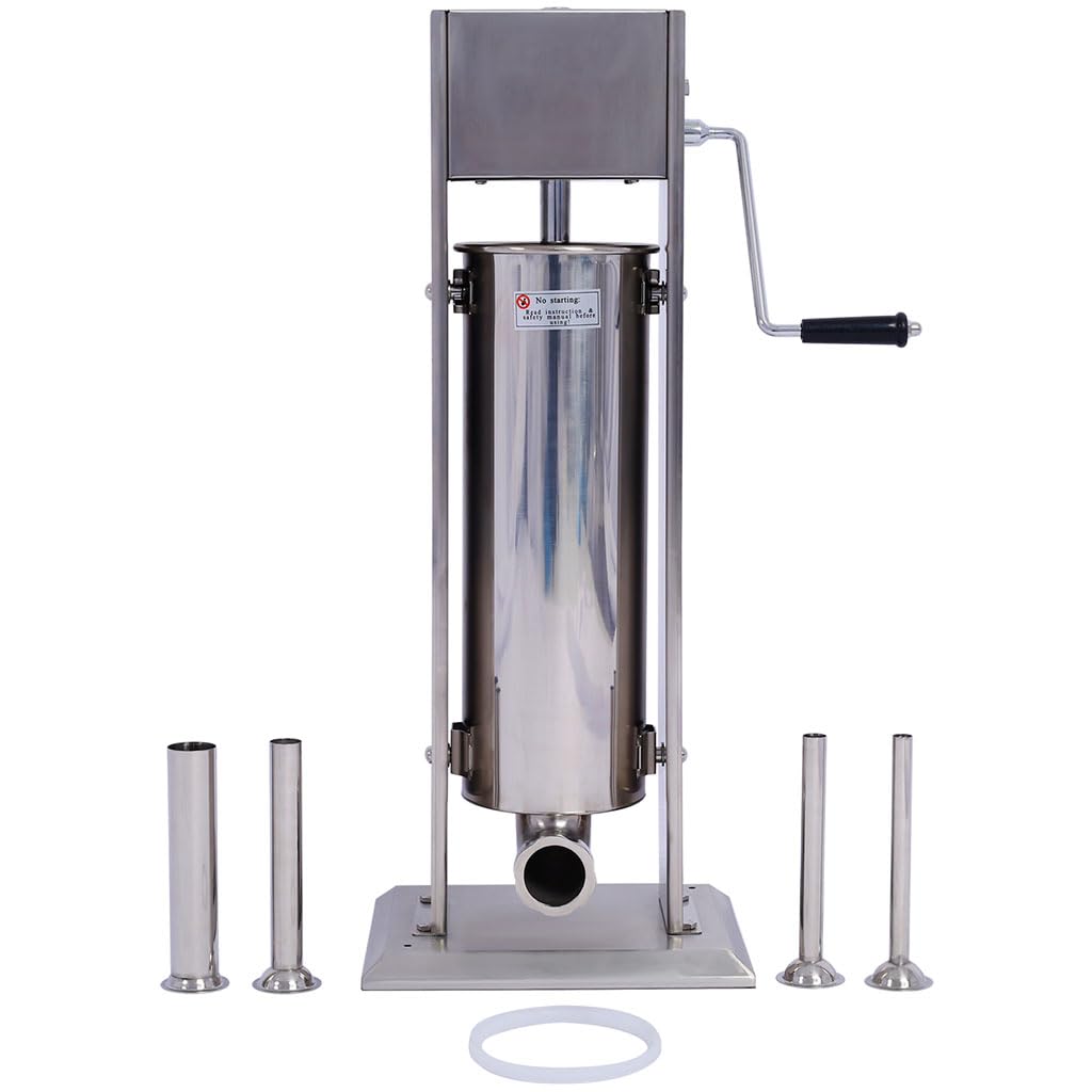 7L Stainless Steel Vertical Sausage Stuffer J546075