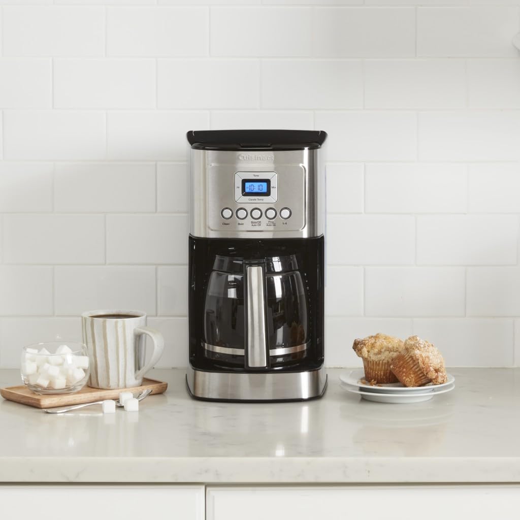 14-Cup Glass Carafe Stainless Steel Coffee Maker H97353