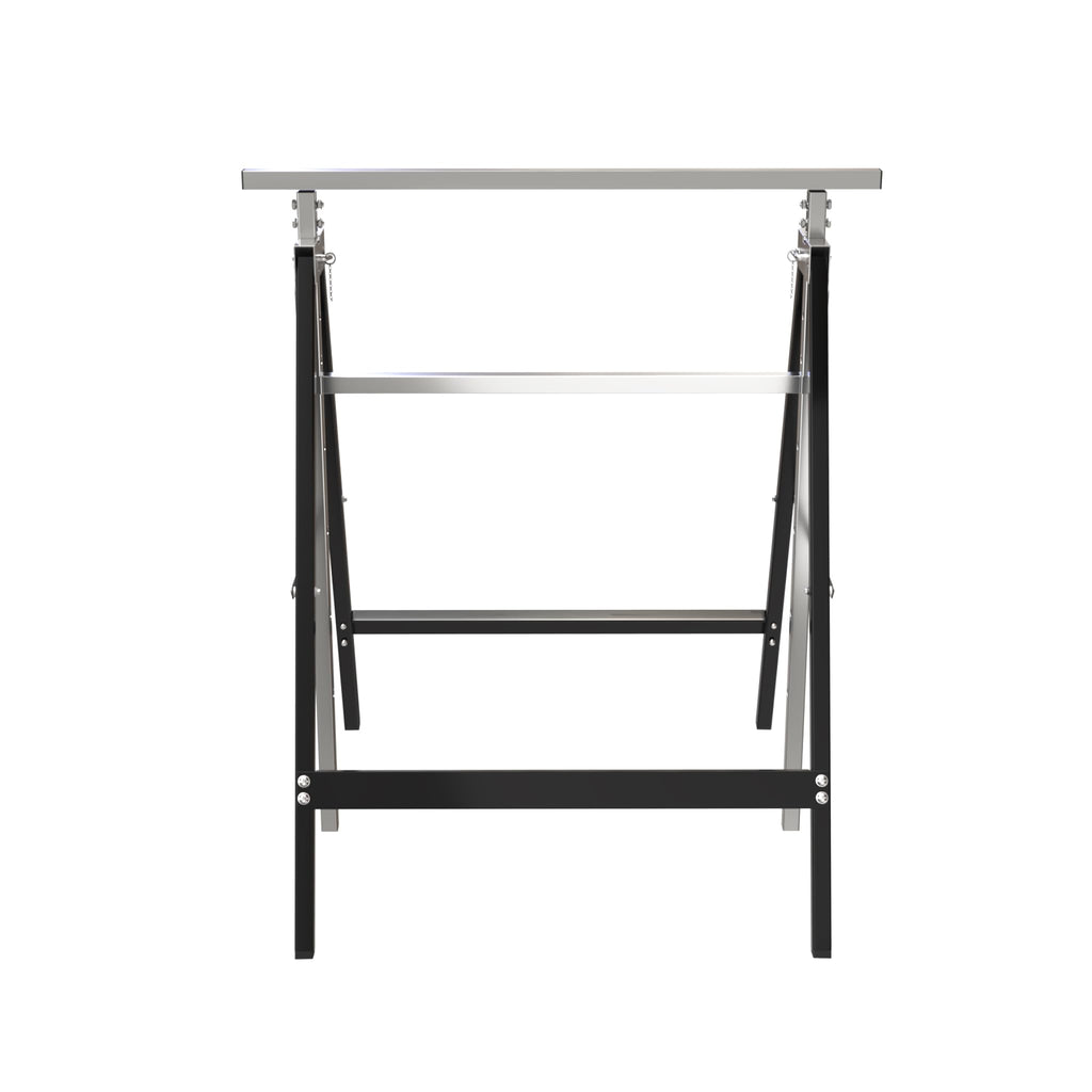 Heavy Duty Steel Sawhorse Brackets 2 Pack Adjustable Folding 330 lbs Capacity W5690