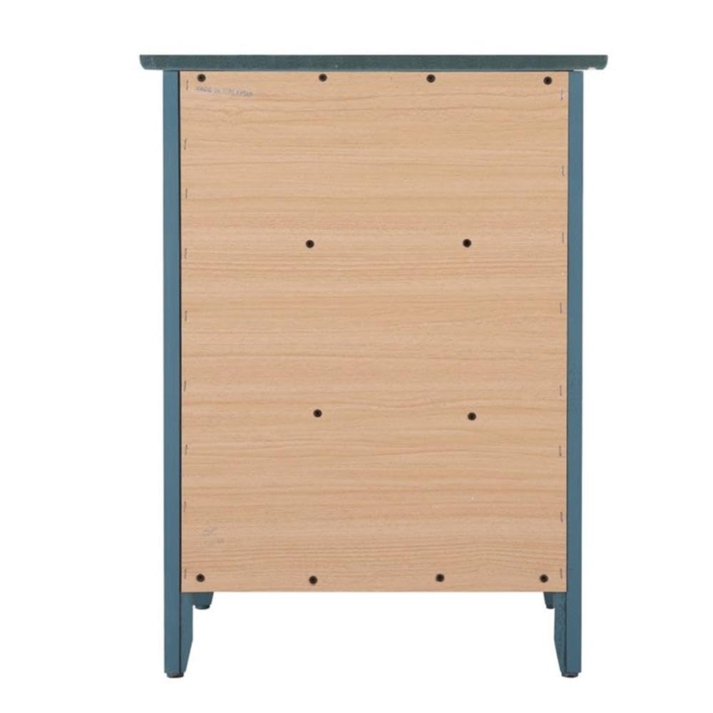 Set of 2 Engineered Wood 3-Drawer Nightstands M7262