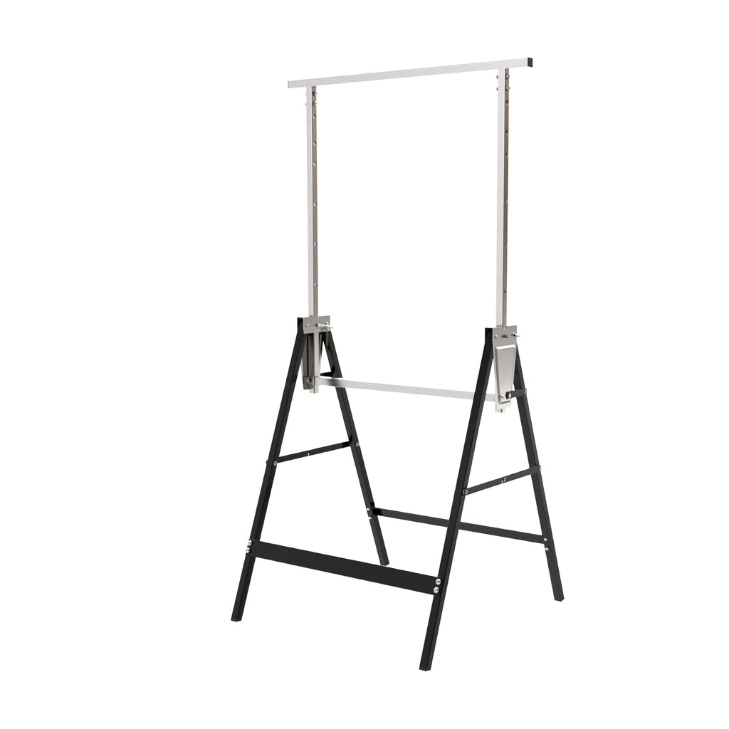 Heavy Duty Steel Sawhorse Brackets 2 Pack Adjustable Folding 330 lbs Capacity W5690