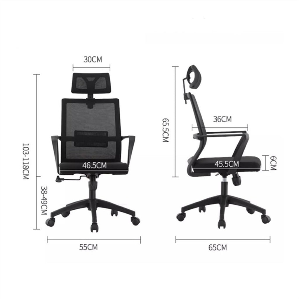 Ergonomic High Back Mesh Office Chair with Lumbar Support L6960