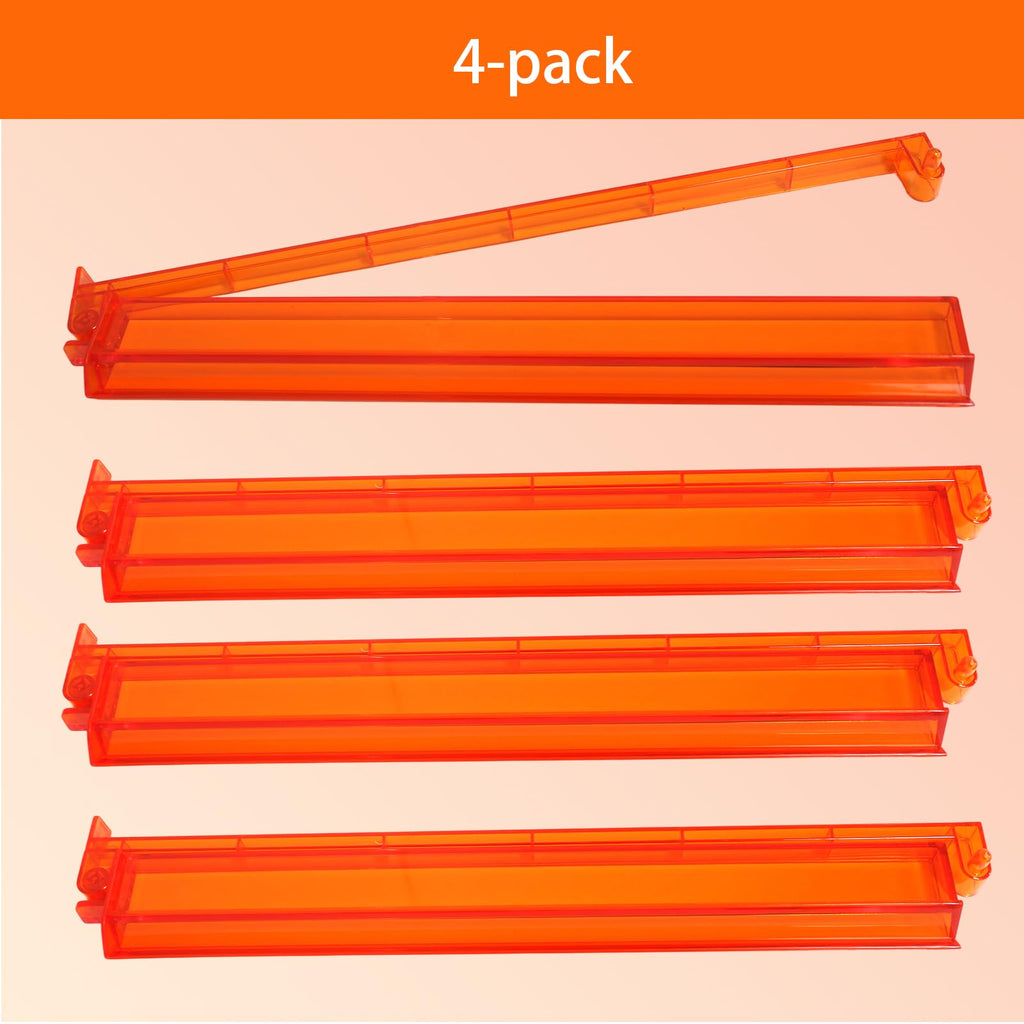 Set of 4 Compact Plastic Mahjong Racks with Pushers Z37736