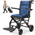 Blue Transport Wheelchair Q721