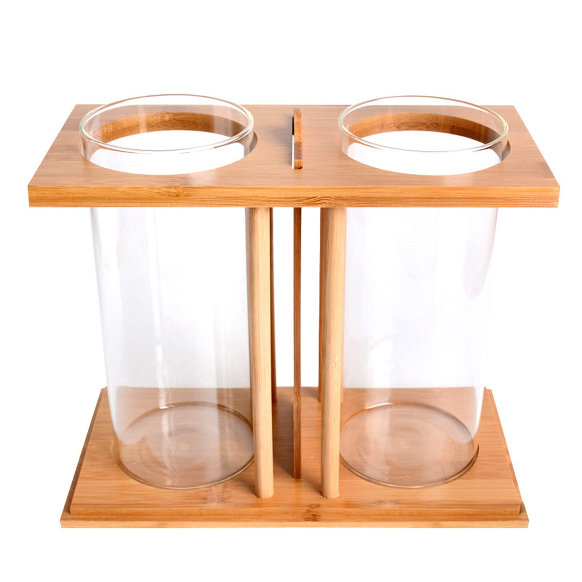 Bamboo Desktop Aquarium with LED Light W6990