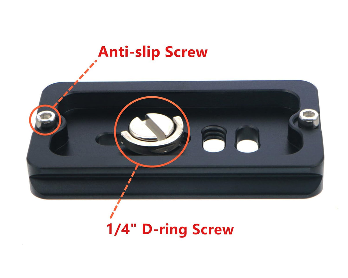 70mm Aluminum Quick Release Plate with 1/4" Screw I61494