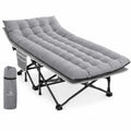 Oversized Portable Foldable Camping Cot with Sleeping Pad W68906