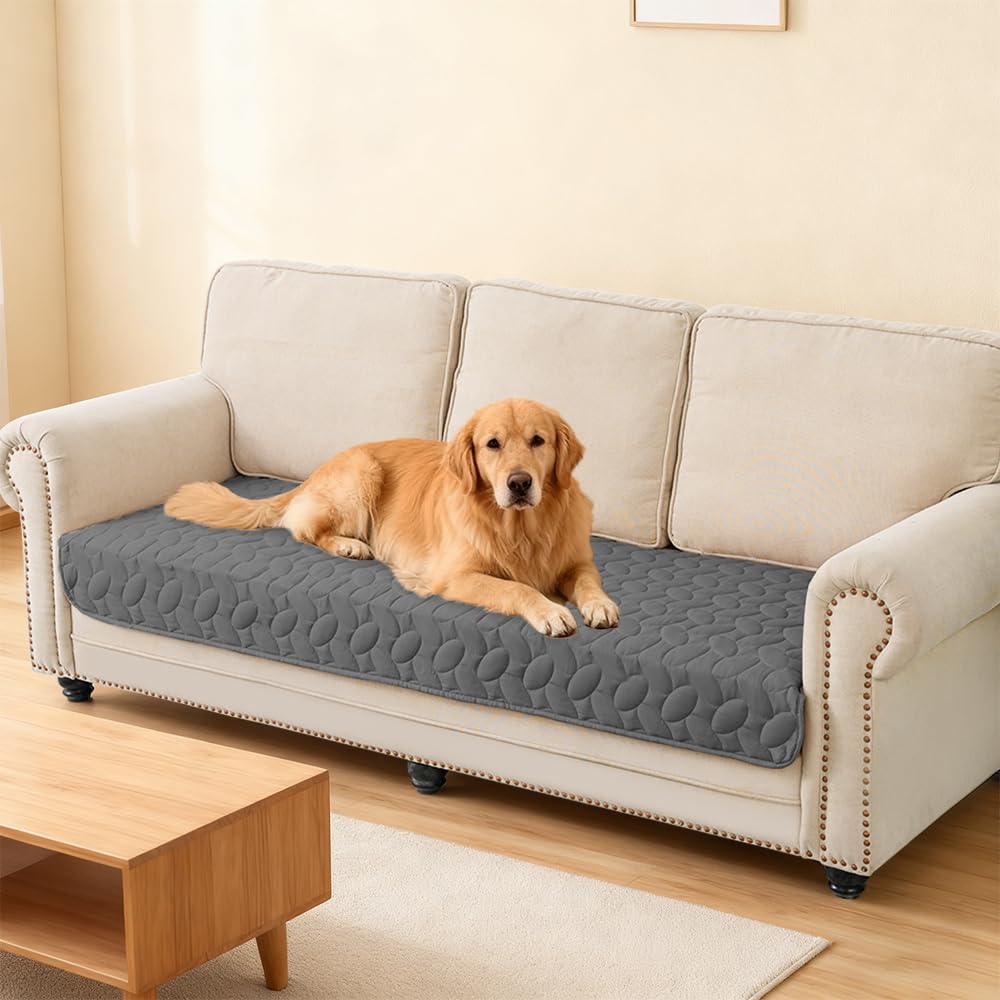 Waterproof Pet Bed Cover 30x70 Inch Dark Grey G944