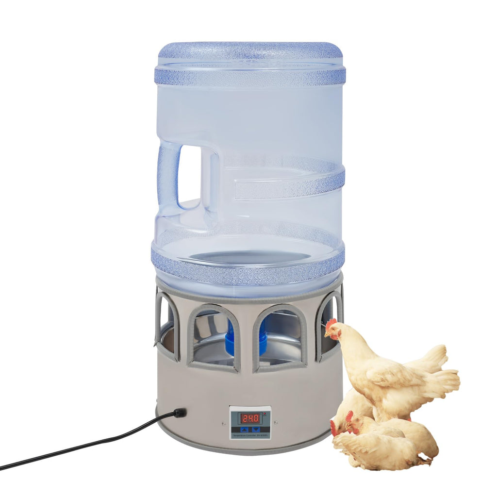 80W Heated 5 Gallon Chicken Waterer J64810
