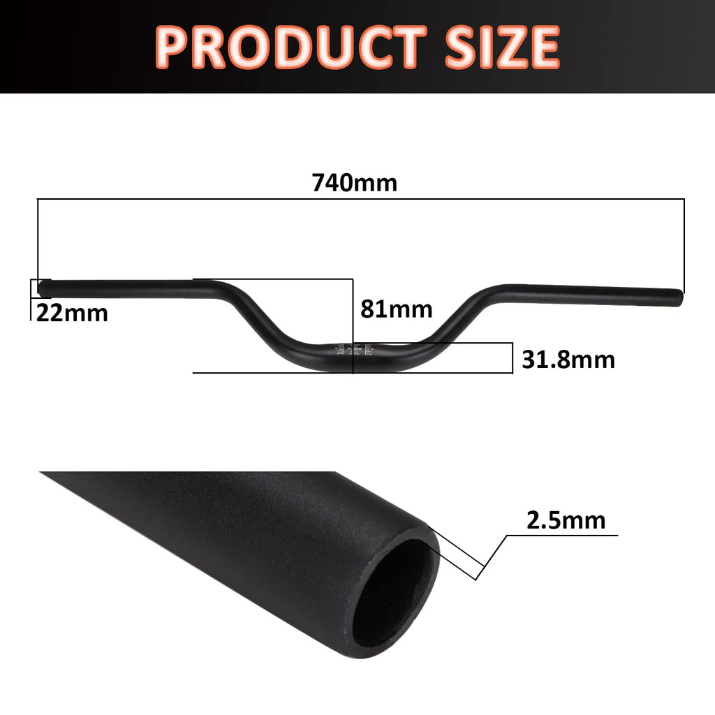 7/8'' 22MM Aluminum Handle Bar X712