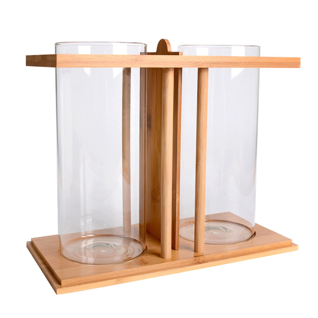 Bamboo Desktop Aquarium with LED Light W6990
