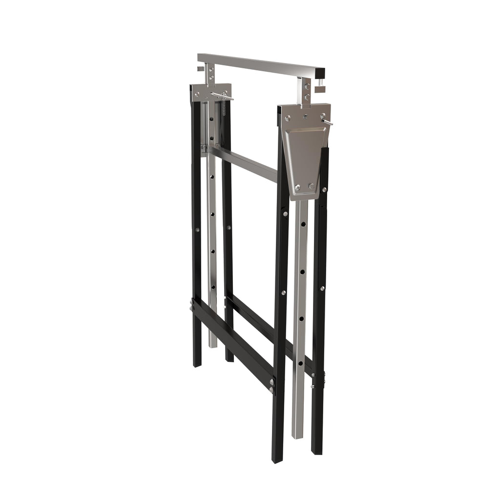 Heavy Duty Steel Sawhorse Brackets 2 Pack Adjustable Folding 330 lbs Capacity W5690