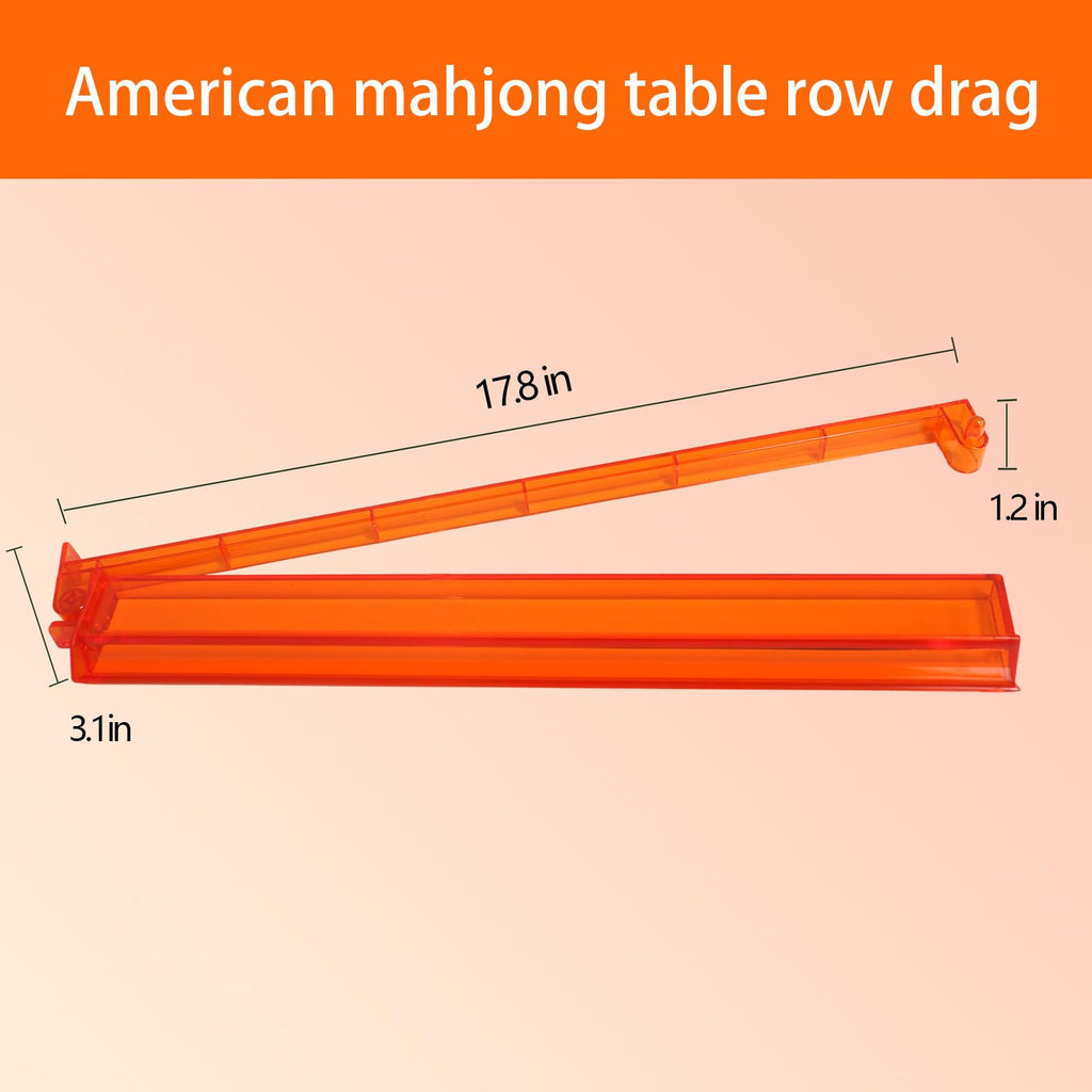 Set of 4 Compact Plastic Mahjong Racks with Pushers Z37736