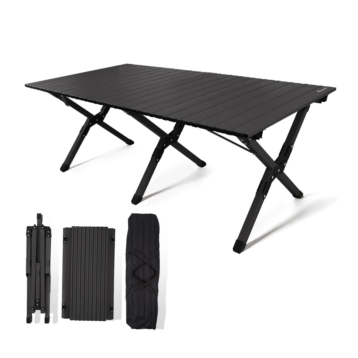 Folding Aluminum Camping Table with Carrying Bag O839