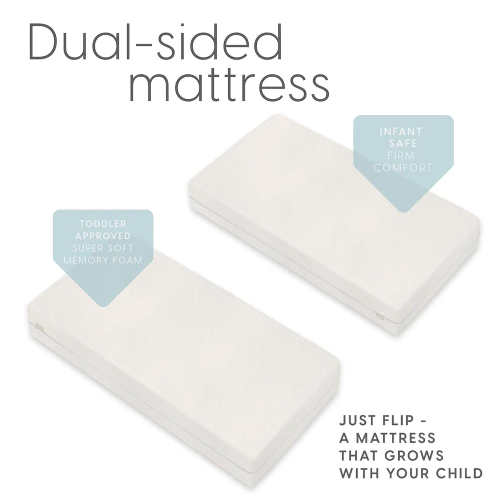 Infant Crib and Toddler Mattress, Machine Washable Waterproof Cover I913
