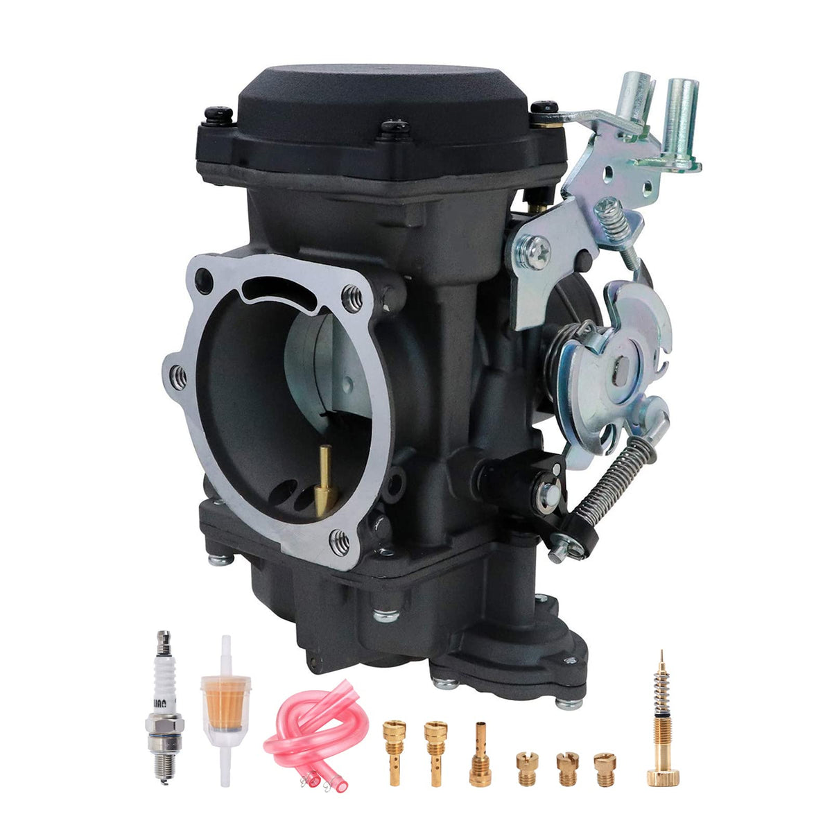 CV40 Carburetor with Fuel Filter Spark Plug Jets F299