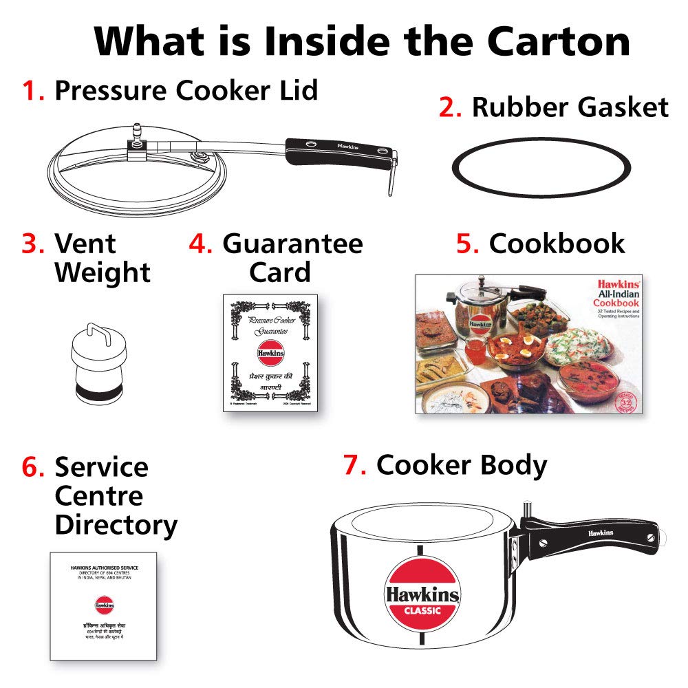3L Aluminium Pressure Cooker M756
