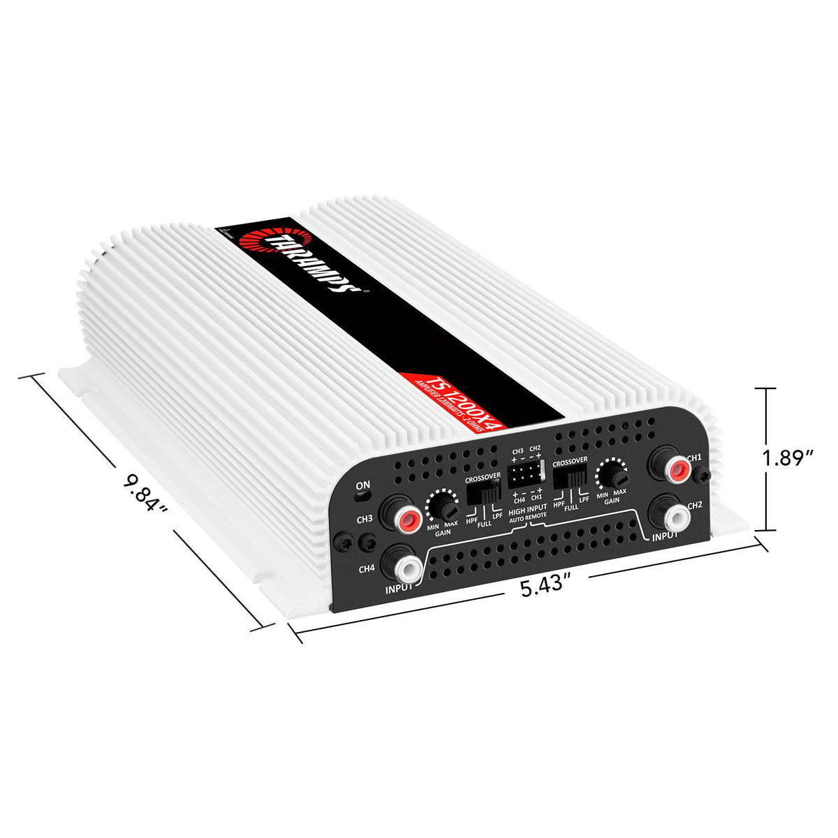 1200 Watt 4 Channel Class D Car Amplifier E388755
