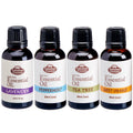 4 Pure Essential Oil Set Peppermint Lavender Sweet Orange Tea Tree 30ml H434126