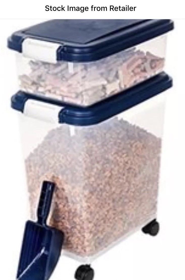 Airtight Pet Food Storage Container Navy Blue N4147