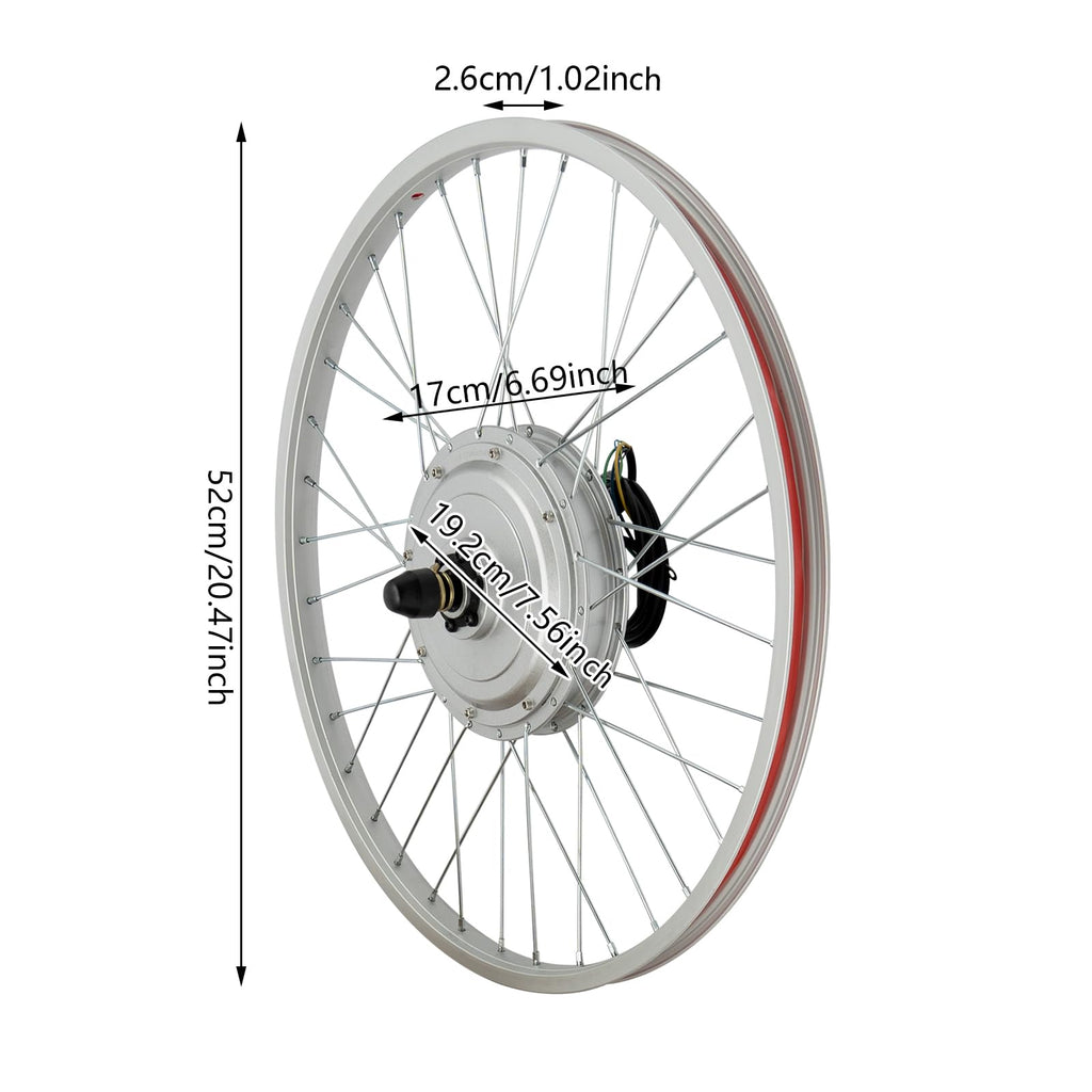 36V 750W Front Brushless Motor Electric Bicycle Conversion Kit D510