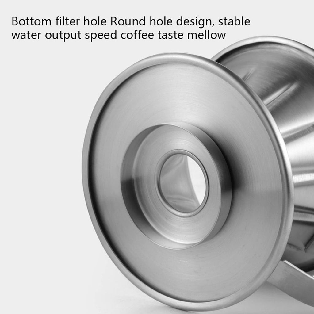 Pour over Stainless Steel Reusable Coffee Dripper D579