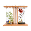 Bamboo Desktop Aquarium with LED Light W6990