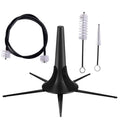 Trumpet Stand and Care Kit with Mouthpiece, Valve, Snake Brush, Foldable Metal 5 Legs F732839