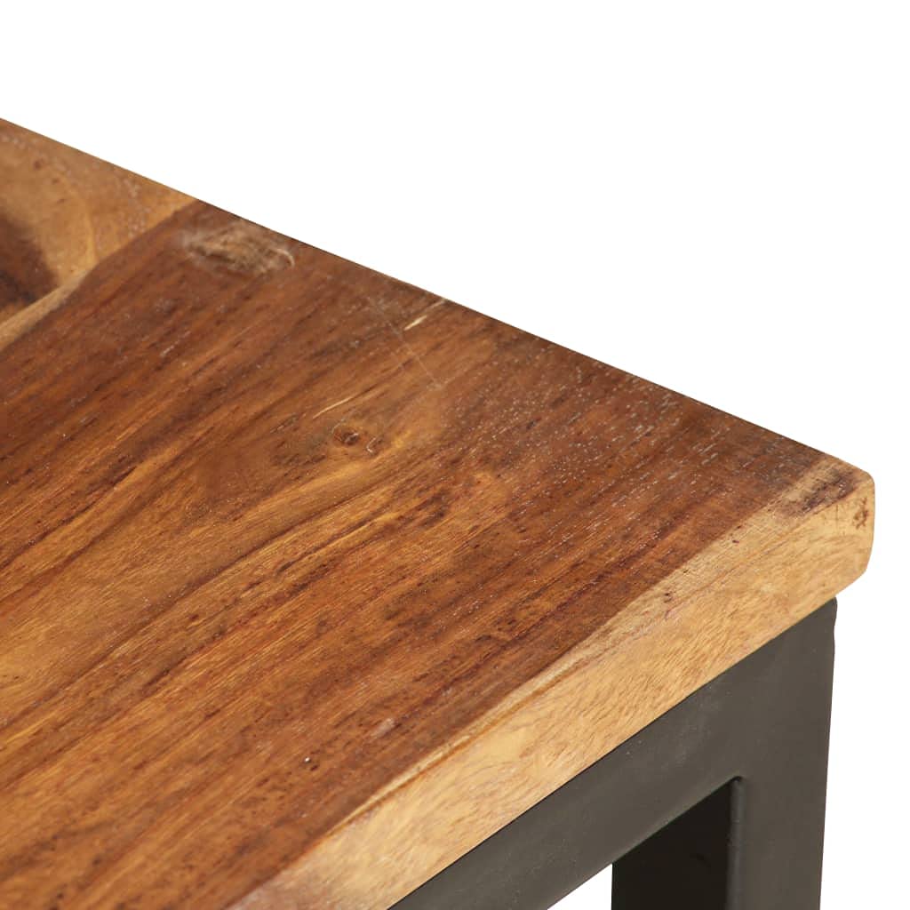 2 pcs Solid Sheesham Wood Nesting Tables C232