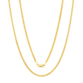 14K Gold Cuban Link Chain Necklace with Lobster Clasp T3857