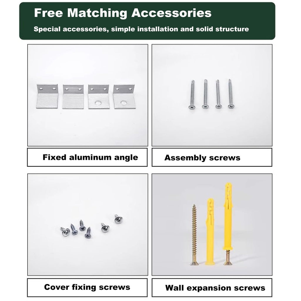 Aluminum 4-Panel AC Condenser Fence U4914