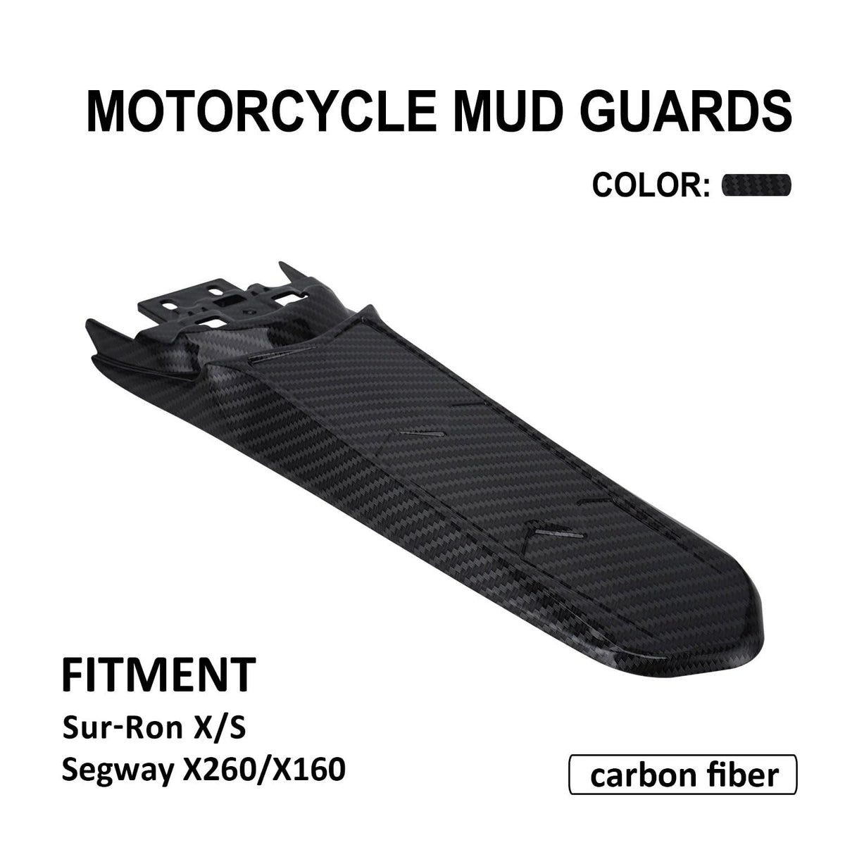 Carbon Fiber Extended Rear Fender Electric Dirt Bike T759759