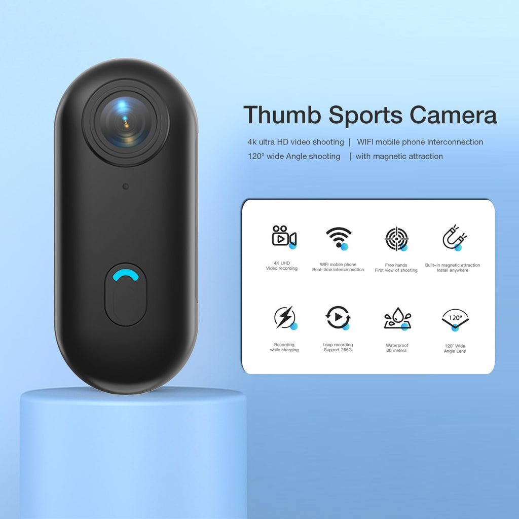 64GB 4K Thumb Action Camera R988