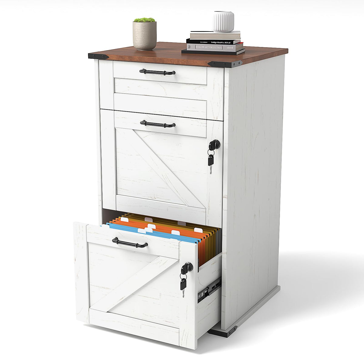 3 Drawer File Cabinet with Lock C99814