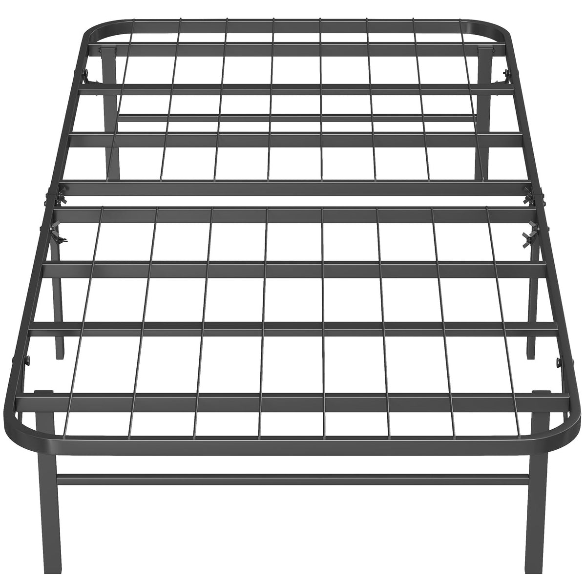 Twin Metal Bed Frame with 6 Legs J391