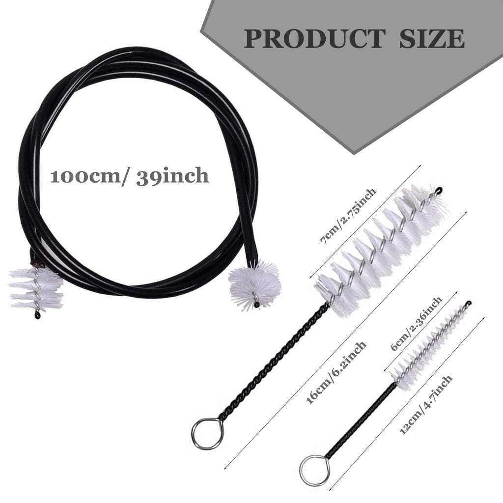Trumpet Stand and Care Kit with Mouthpiece, Valve, Snake Brush, Foldable Metal 5 Legs F732839