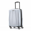 Hardside Expandable Spinner Luggage Silver Carry-On 20-Inch W3027