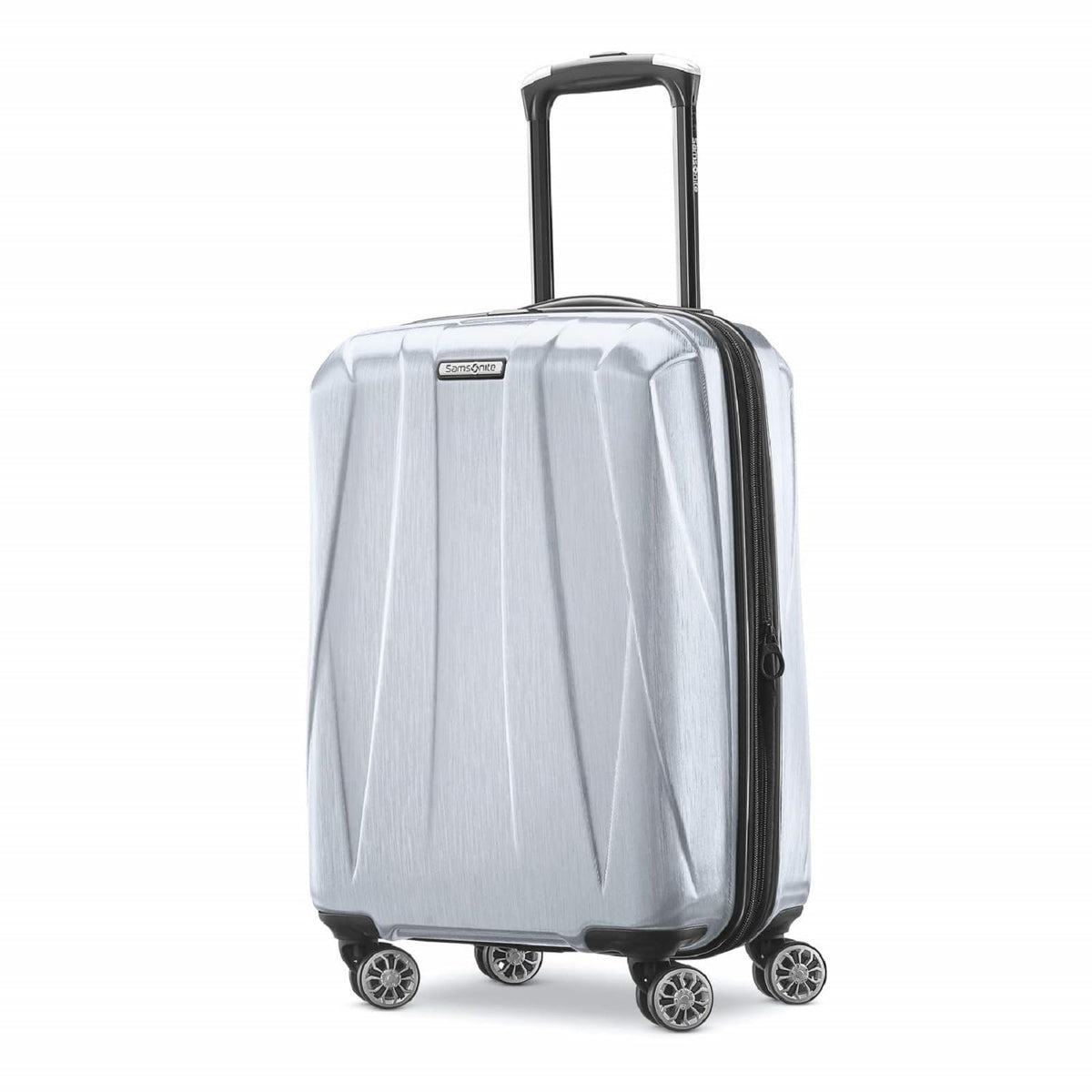 Hardside Expandable Spinner Luggage Silver Carry-On 20-Inch W3027