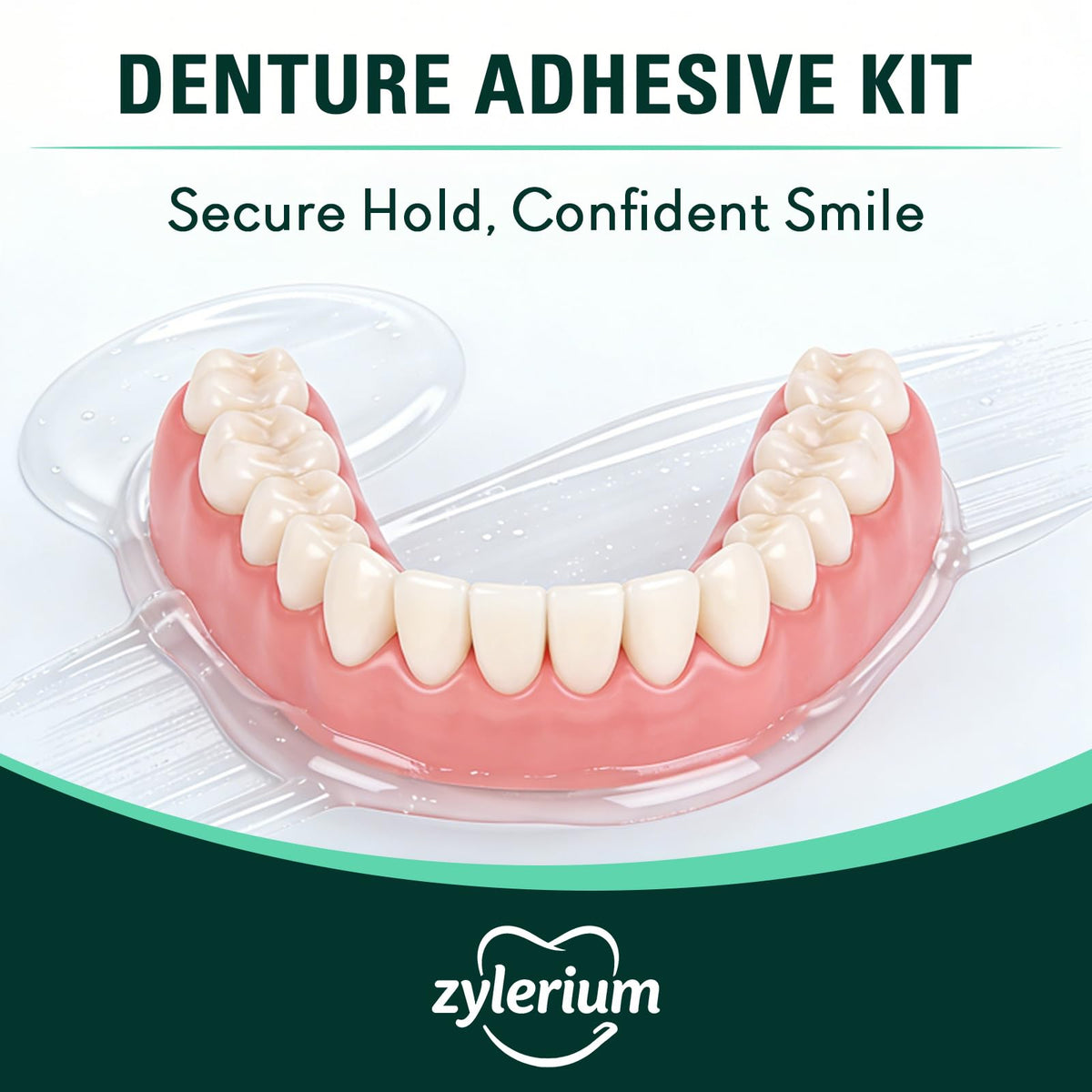 Denture Repair Kit Dental Glue 0.7OZ B880