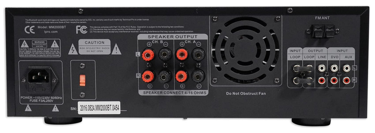 12" PA Speaker Pair Karaoke Bundle with Amp K165
