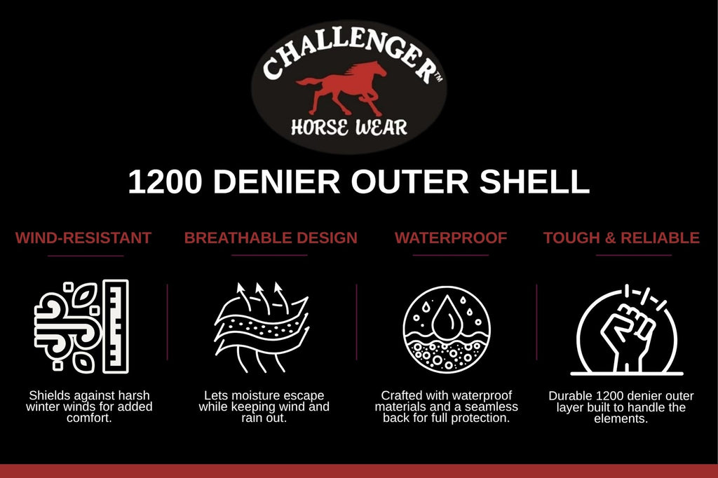 1200D Waterproof Horse Blanket A258032