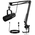 USB/XLR Dynamic Microphone Kit with Boom Arm D7829