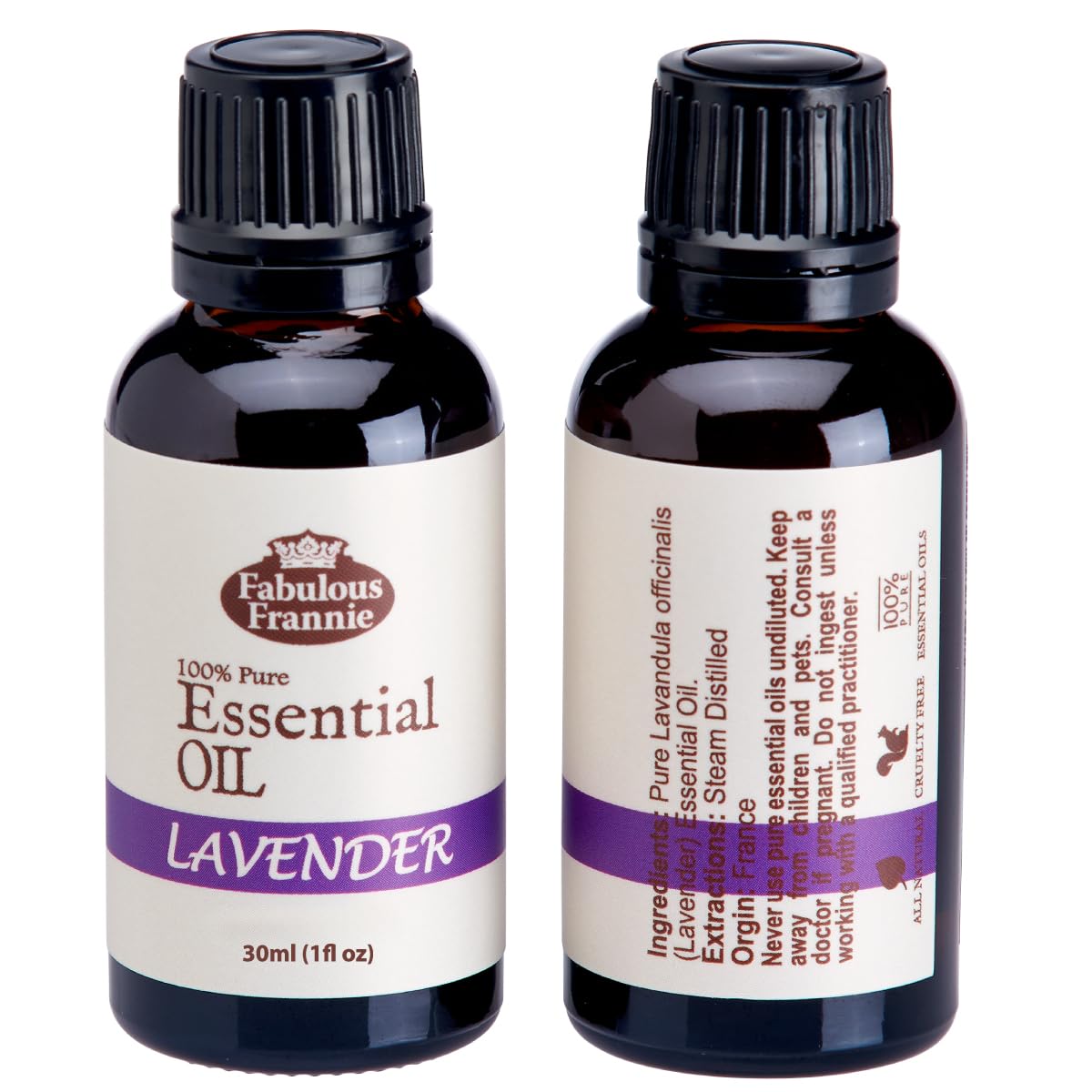 4 Pure Essential Oil Set Peppermint Lavender Sweet Orange Tea Tree 30ml H434126
