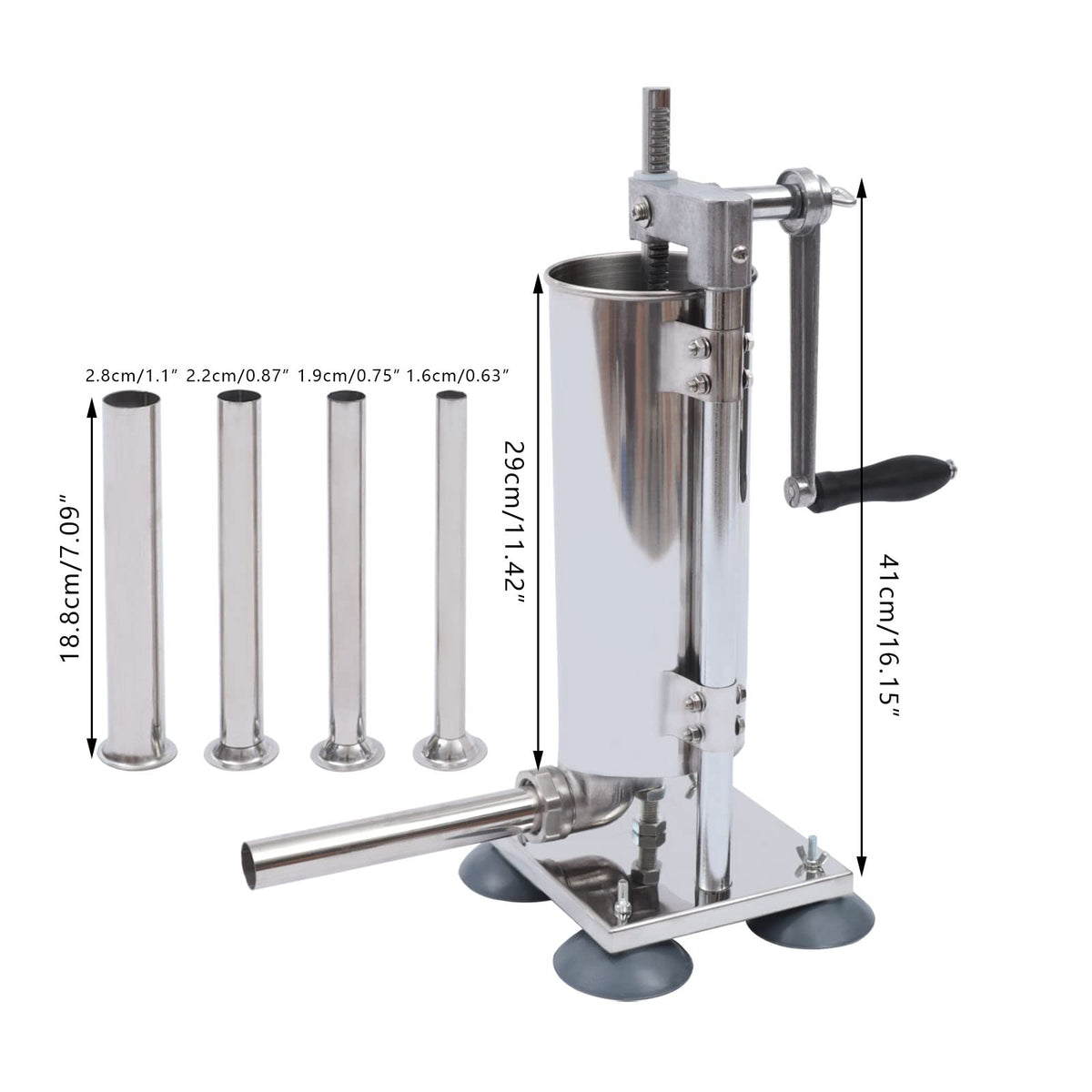 6Lb Stainless Steel Vertical Sausage Stuffer S793536