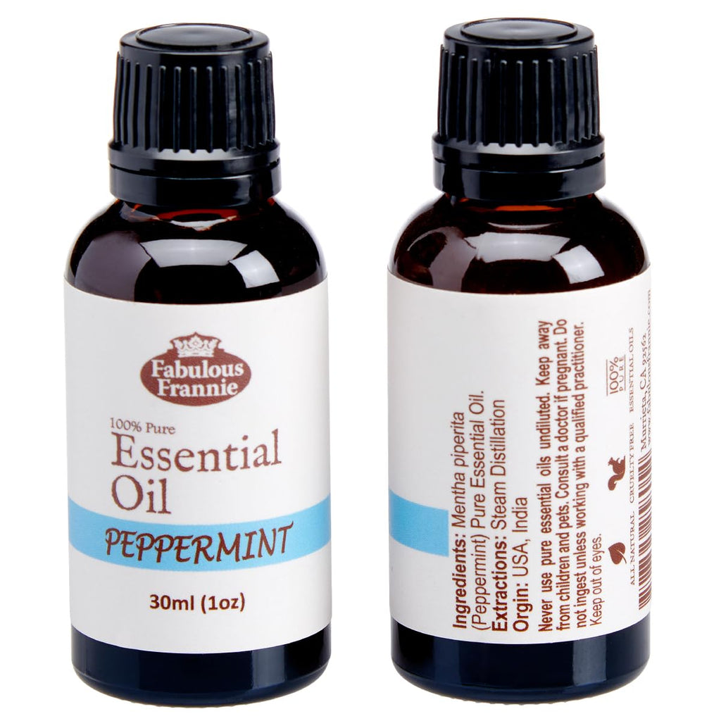 4 Pure Essential Oil Set Peppermint Lavender Sweet Orange Tea Tree 30ml H434126